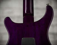 PRS Custom 24 Quilted Maple Artist Top, Trans Purple #0429750
