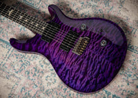 PRS Custom 24 Quilted Maple Artist Top, Trans Purple #0429750
