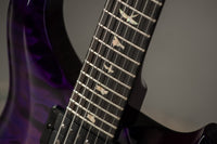 PRS Custom 24 Quilted Maple Artist Top, Trans Purple #0429750