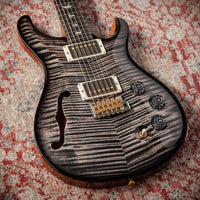 PRS DGT Semi-Hollow 10 Top Charcoal Burst Natural Back #0423129