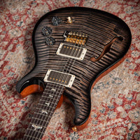 PRS DGT Semi-Hollow 10 Top Charcoal Burst Natural Back #0423129