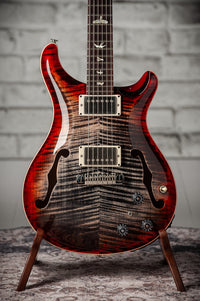 PRS Hollowbody II Piezo Charcoal Cherry Burst #21 0331329 Used