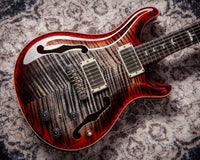 PRS Hollowbody II Piezo Charcoal Cherry Burst #21 0331329 Used