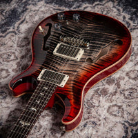 PRS Hollowbody II Piezo Charcoal Cherry Burst #21 0331329 Used
