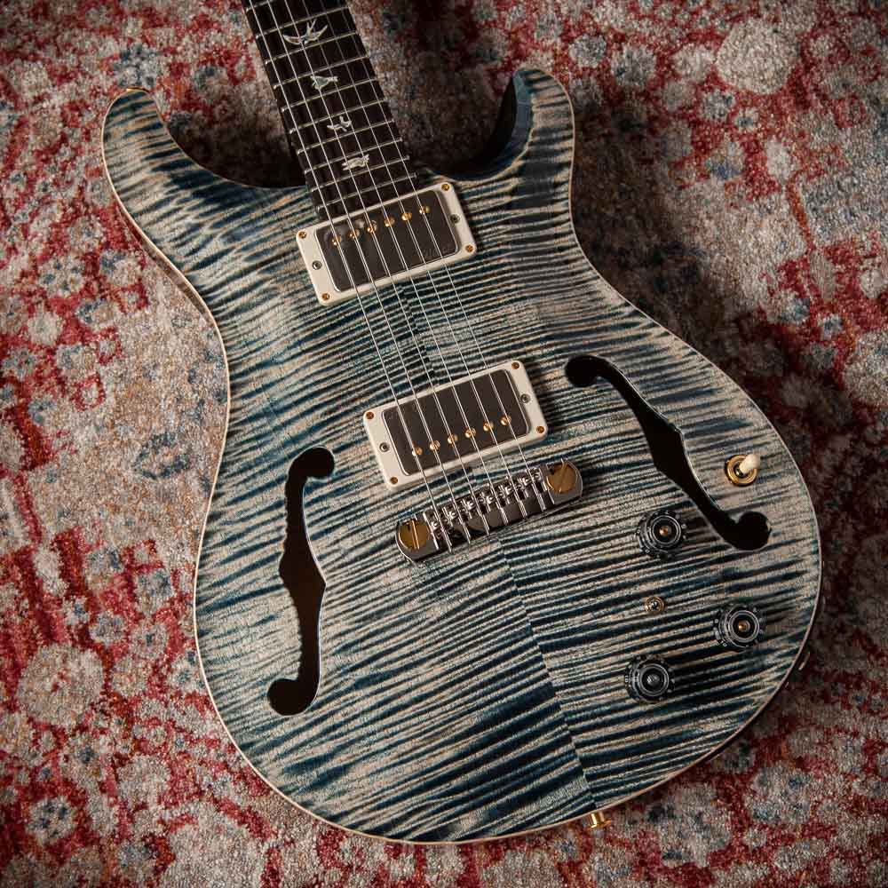 PRS Hollowbody II Piezo, 10-Top Faded Whale Blue SN#24 0388826