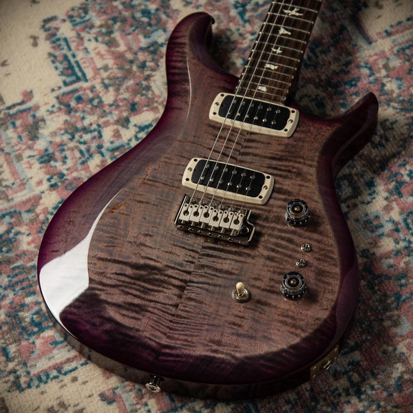 PRS S2 Custom 24-08 Faded Gray Black Purple Burst SN S2074939