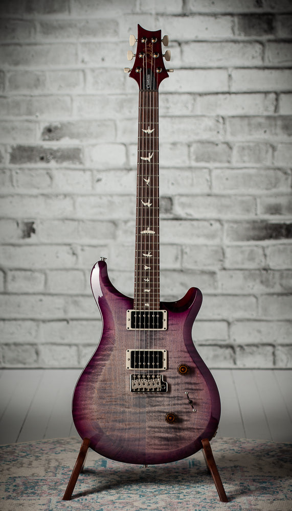 PRS S2 Custom 24 Faded Gray Black Purple Burst #S2082054