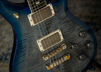 PRS S2 McCarty 594 Faded Gray Black Blue Burst SN S2073733