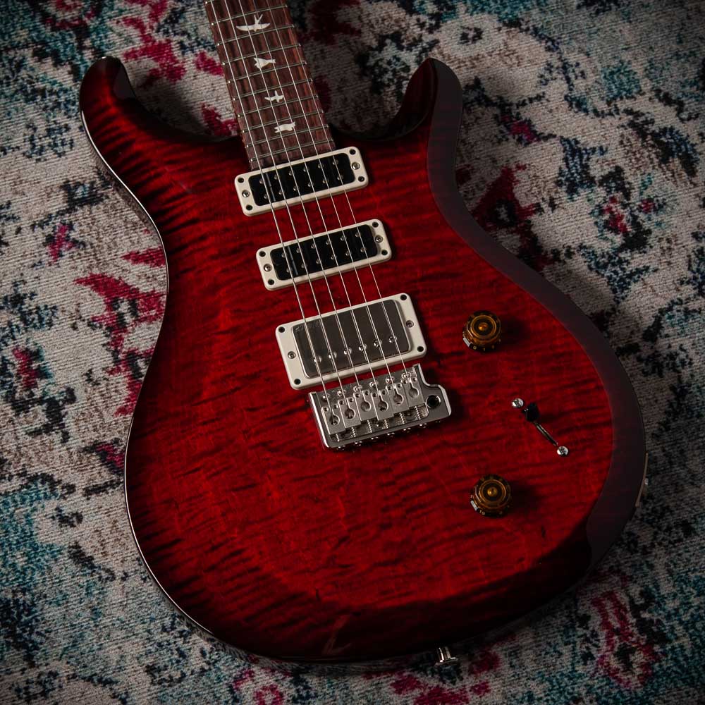 PRS S2 Studio Fire Red Burst #S2080203