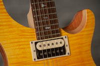 PRS SE Custom 22 Semi-Hollow Santana Yellow #CTID43937 Demo