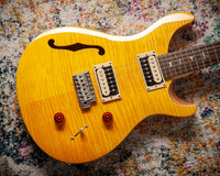 PRS SE Custom 22 Semi-Hollow Santana Yellow #CTID43937 Demo