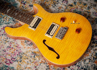 PRS SE Custom 22 Semi-Hollow Santana Yellow #CTID43937 Demo