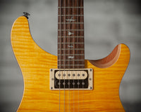 PRS SE Custom 22 Semi-Hollow Santana Yellow #CTID43937 Demo