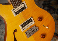 PRS SE Custom 22 Semi-Hollow Santana Yellow #CTID43937 Demo
