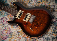 PRS SE Custom 24 Black Gold Left Handed SN# CTIE33735 Demo