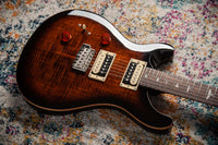 PRS SE Custom 24 Black Gold Left Handed SN# CTIE33735 Demo
