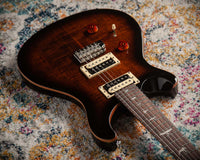 PRS SE Custom 24 Black Gold Left Handed SN# CTIE33735 Demo