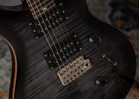 PRS SE Custom 24 Charcoal Burst #CTID32939 Demo