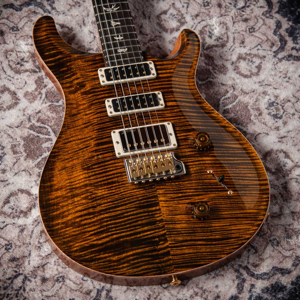 PRS Studio 22 10-Top Pattern Neck Yellow Tiger SN 0396221
