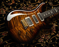 PRS Studio 22 Flame Maple 10-Top, Pattern Neck, Black Gold Wraparound Burst #0386018