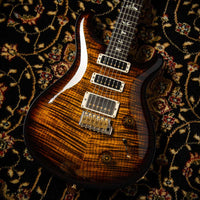 PRS Studio 22 Flame Maple 10-Top, Pattern Neck, Black Gold Wraparound Burst #0386018