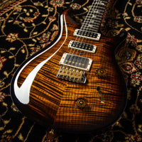 PRS Studio 22 Flame Maple 10-Top, Pattern Neck, Black Gold Wraparound Burst #0386018