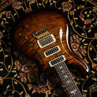 PRS Studio 22 Flame Maple 10-Top, Pattern Neck, Black Gold Wraparound Burst #0386018
