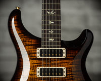 PRS Studio 22 Flame Maple 10-Top, Pattern Neck, Black Gold Wraparound Burst #0386018