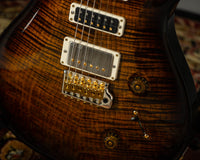 PRS Studio 22 Flame Maple 10-Top, Pattern Neck, Black Gold Wraparound Burst #0386018