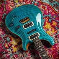 PRS Modern Eagle V, Flame Maple 10-Top Carroll Blue #0387584
