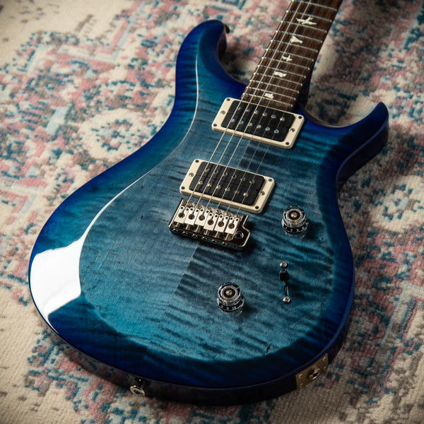 PRS S2 Custom 24, Flame Maple Top, Faded Gray Black Blue Burst #S2074750