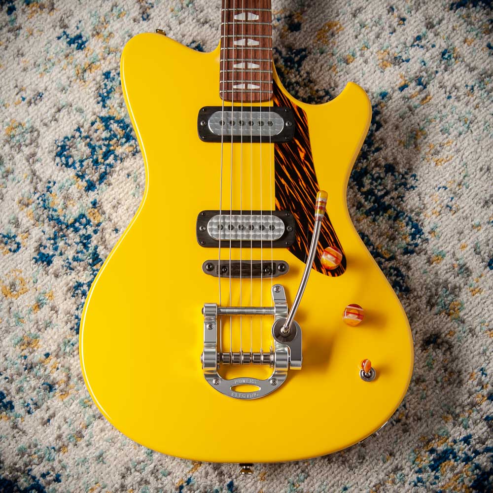 Powers Electric A-Type Fayence Yellow, FF42, Firestripe, CamTail #A871