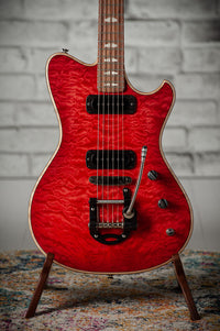Powers Electric A-Type Select Maple Quilt Top Cosmo Red, PF42, Camtail #B263