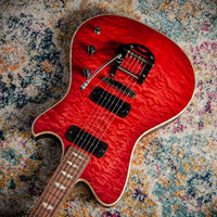 Powers Electric A-Type Select Maple Quilt Top Cosmo Red, PF42, Camtail #B263