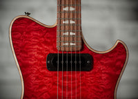 Powers Electric A-Type Select Maple Quilt Top Cosmo Red, PF42, Camtail #B263