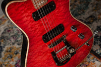 Powers Electric A-Type Select Maple Quilt Top Cosmo Red, PF42, Camtail #B263