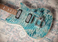 Powers Electric A-Type Select Maple Custom Ocean Blue FF42 White Back #B374