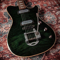 Powers Electric A-Type Select Maple, Juniper Green, Delrin Saddle, FF42 pickups, CamTail #A895