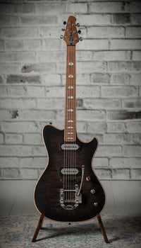 Powers Electric A-Type Select Maple Quilt, Light Shadow Black, FF42 pickups, CamTail #A781