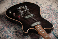 Powers Electric A-Type Select Maple Quilt, Light Shadow Black, FF42 pickups, CamTail #A781