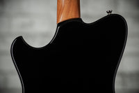 Powers Electric A-Type Silverburst, FF42 Black, Black, Brass, Dark Knobs, HardTail #B289