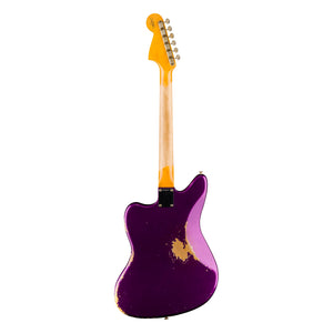 Fender Custom Shop 1965 Jaguar Heavy Relic, Faded Purple Metallic, back