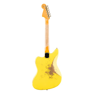 Fender Custom Shop 1965 Jaguar Heavy Relic, Faded Graffiti Yellow, back
