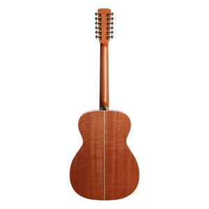 Boucher 12-String SG12-41-E OM Hybrid Brazilian Mahogany, Natural, back