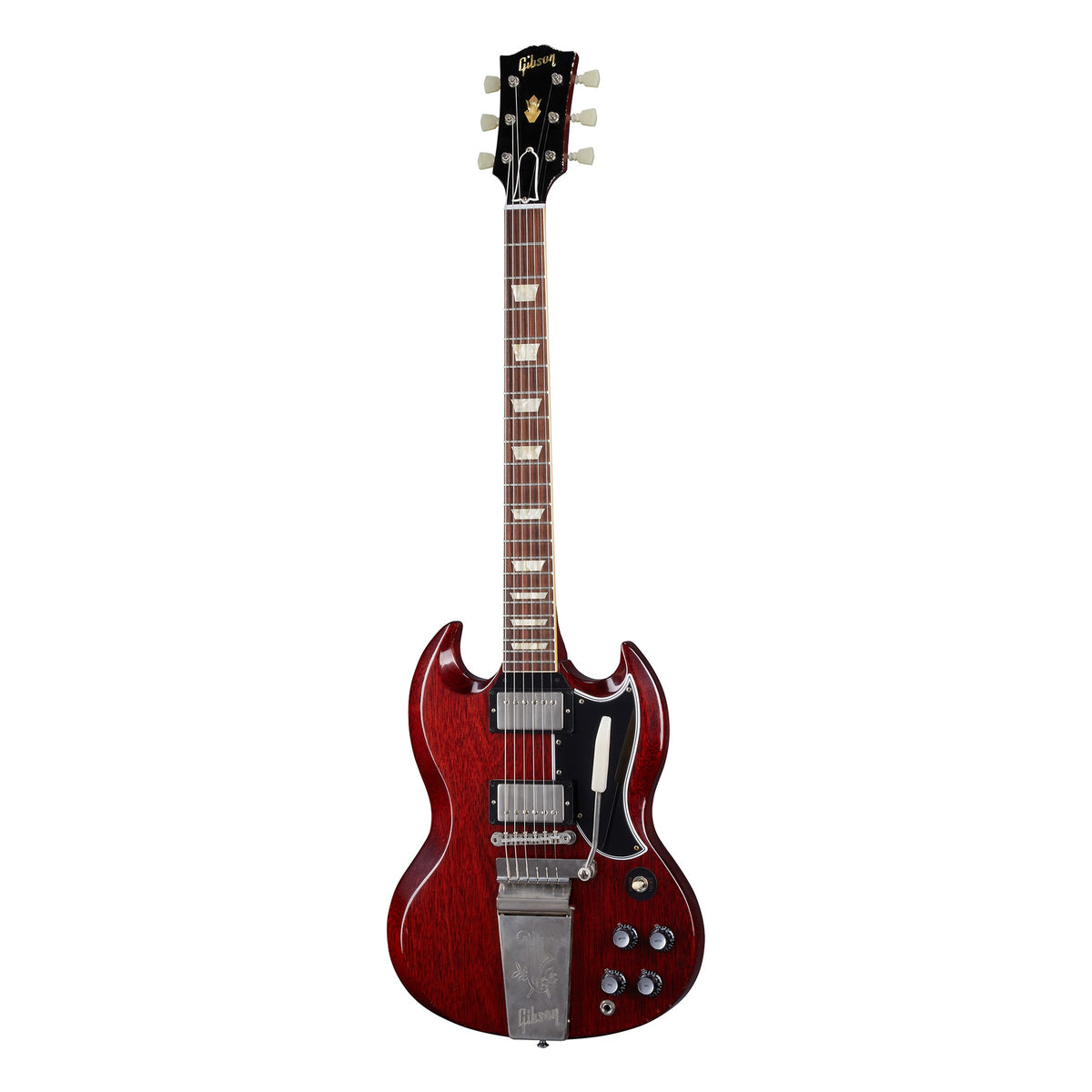 Gibson Custom Shop 1964 SG Standard Reissue with Maestro Ultra Light Aged, Cherry Red