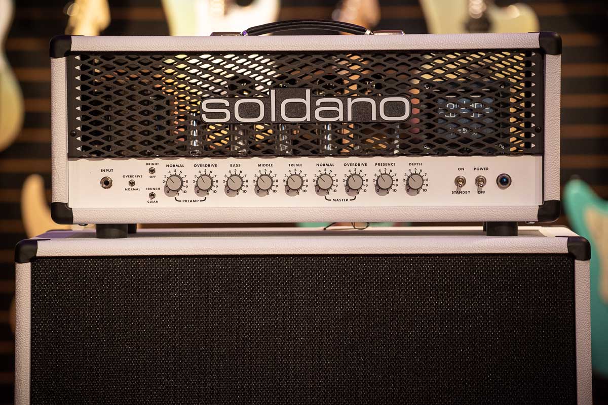 Soldano SLO-100 Custom Head White Tolex