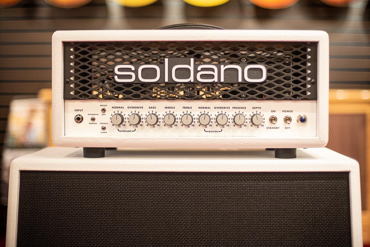 Soldano SLO-30 Custom Head White Tolex
