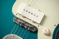 Suhr Classic JM Antique LE Ocean Turquoise Mastery Trem # 90037