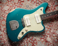 Suhr Classic JM Antique LE Ocean Turquoise Mastery Trem # 90037