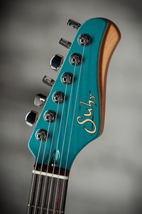 Suhr Classic JM Antique LE Ocean Turquoise Mastery Trem # 90037